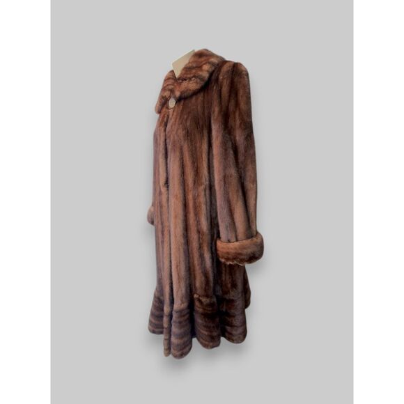Wild Type Mink Coat -Large - Picture 3 of 11